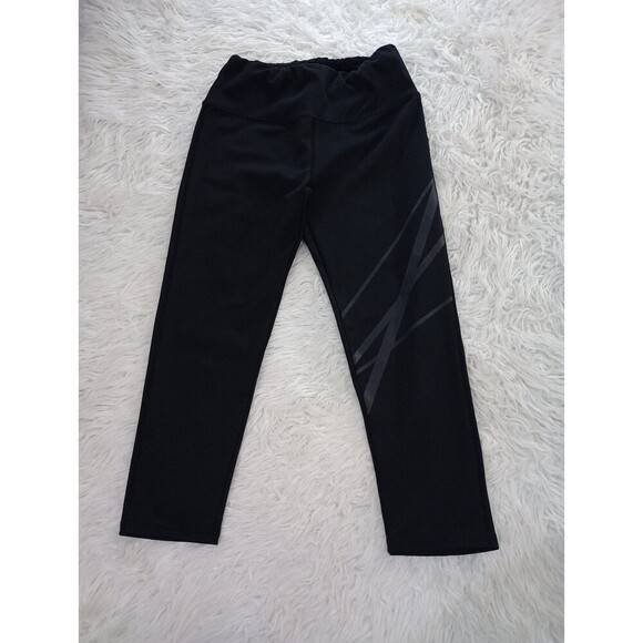 BSP-BETTER SPORTS PERFORMANCE Womens  crop activewear Leggings Black Abstract - Picture 1 of 6